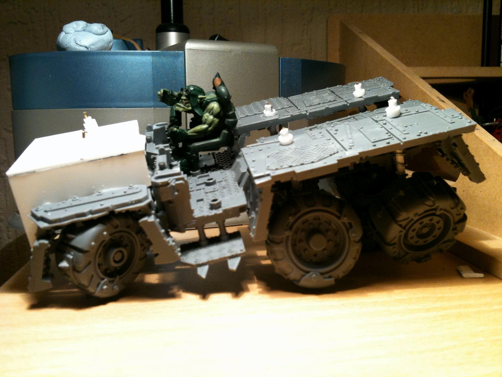 Da Dark Angelz Orks Trukk Work In Progress Trukk WIP GMS